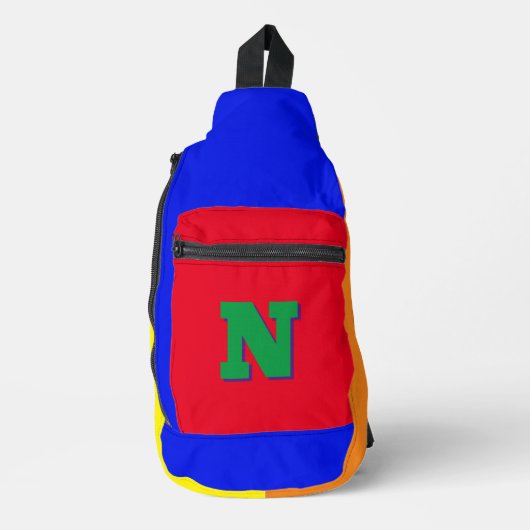 Grote Deen Monogramed Duffle Bag Sling Bag (Voorkant)