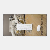 Grote Deen op gekauwde Sofa Desk Mat Pet Sitter (Keyboard & Muis)