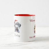 Grote Deen Waterverf Kerstmis Mok (Center)