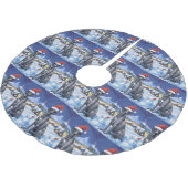 Grote Deen Winter Wonderland Kerstvreugde Kerstboom Rok (Gekanteld)