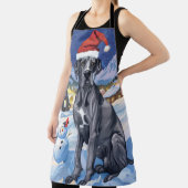 Grote Deen Winter Wonderland Kerstvreugde Schort (Insitu)