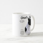 Grote Deense mantel Mok (Voorkant rechts)