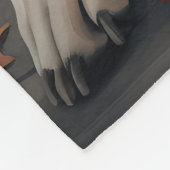 Grote Deense pompoenen Halloween Scary Flip Fleece Deken (Hoek)