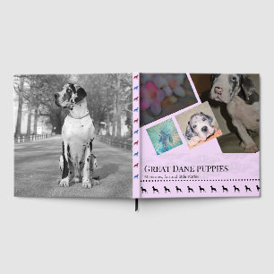 Grote Deense Puppy-gastenboek  Gastenboek
