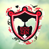 Grote Deense Sticker / Cling (Vel 3)