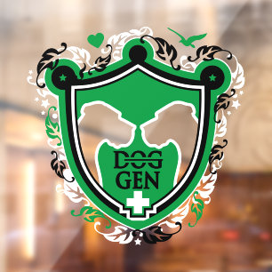 Grote Deense Sticker / Cling