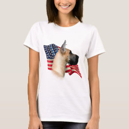Grote Deense vlag T-shirt