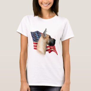 Grote Deense vlag T-shirt