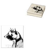 Grote Denen Rubberstempel (Gestempeld)