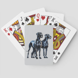 Grote Denen Waterverf Pokerkaarten