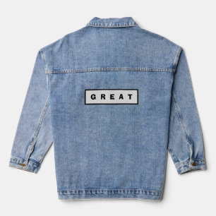 Grote denim jas jacket