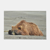 Grote deurmat met grizzly beer (Voorkant)