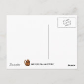 Grote dikke kat Rufus Dank je wel Briefkaart (Achterkant)