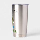 Grote Dill Pickle Pun Water Fles Geïsoleerde Drinkbeker (Links)