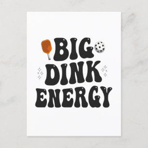 Grote Dink Energie Grappige Pickleball Dinking Kam Briefkaart