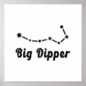 Grote Dipper Constellatie Ursa Major Poster (Voorkant)