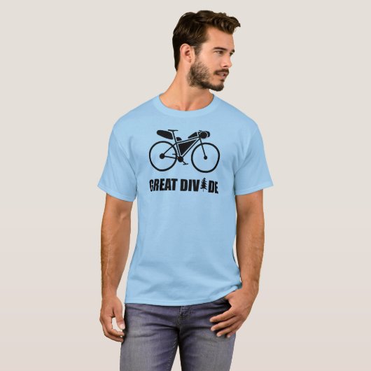 Grote Divide Bikepacking Route T-shirt (Voorkant volledig)