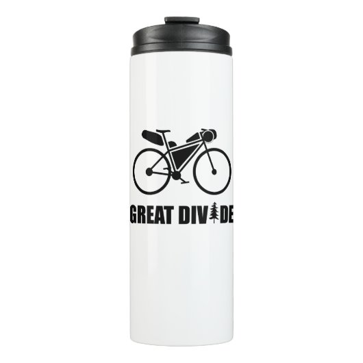 Grote Divide Bikepacking Route Thermosbeker (Voorkant)