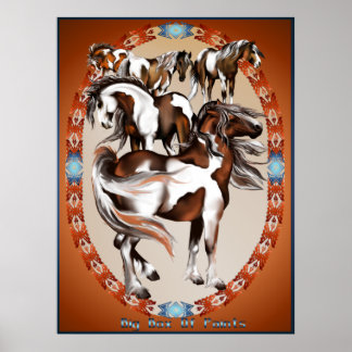 Grote doos verf Poster