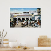 Grote douane-kantoor Marokko Tangier Poster (Keuken)