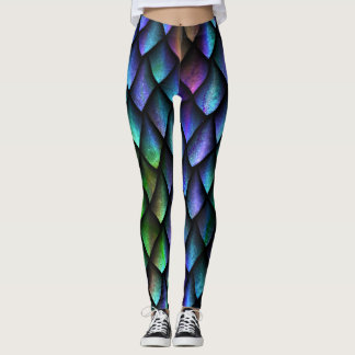 Grote drakenschaal leggings