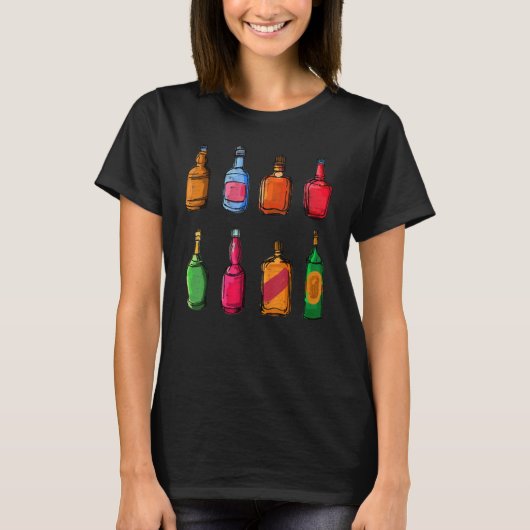 Grote Drink Longdrinks Party Alcohol Festival L T-shirt (Voorkant)