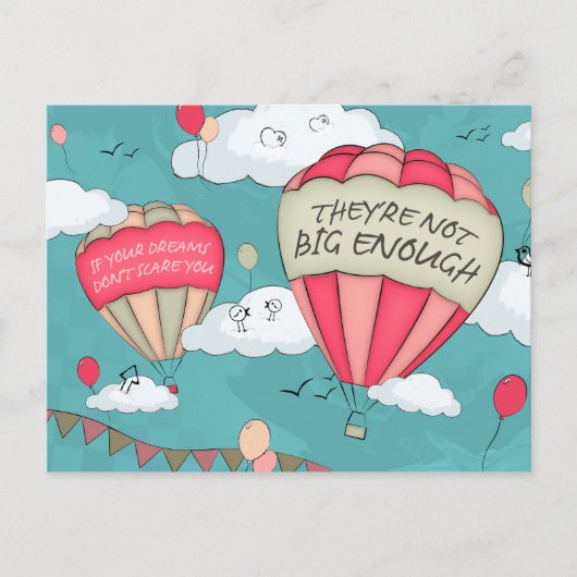 Grote dromen briefkaart (Voorkant)