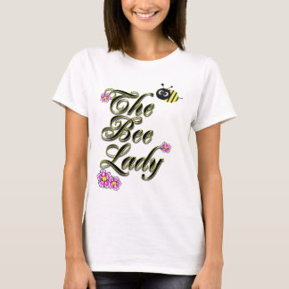 grote druk op de bijendame t-shirt