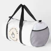 Grote Duffel Bag - Custom Uw afbeelding/tekst toev Plunjezak (Rechterhoek)