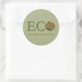 Grote eco sticker - Gepersonaliseerd (Tas)