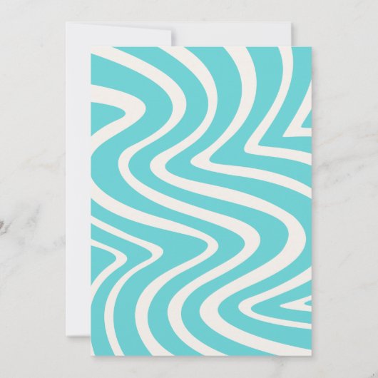 Grote EEN Surf Uitnodiging | Surf Uitnodiging (Achterkant)