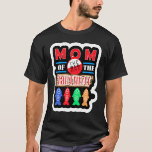 Grote Eén Vis Thema Moeder Van De Verjaardag Zoon T-shirt