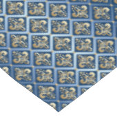 Grote elegante Fleur de Lis Tafelkleed (Gekanteld)