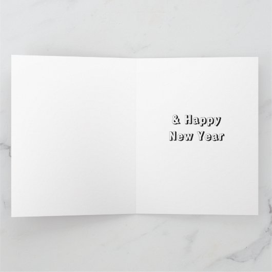 Grote elf en teddybeer kerstkleur me kaart (Binnen)