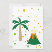 Grote en kleine dinosaurussen kaart (Achterkant)