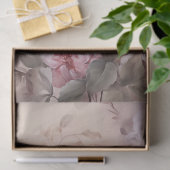 Grote etherische roze bloemenboeket decoupage tissuepapier (Geschenk)