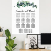 Grote Eucalyptus Berry 15-tabel Zitkuur Poster (Thuiskantoor)