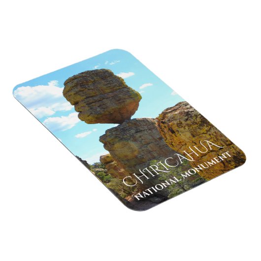 Grote evenwichtige rots, Chiricahua National Monum Magneet (Rechterzijde)
