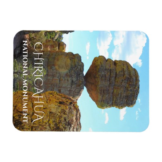 Grote evenwichtige rots, Chiricahua National Monum Magneet (Horizontaal)