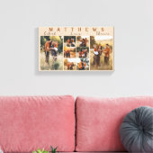 Grote familie collage foto canvas (Insitu (Woonkamer))