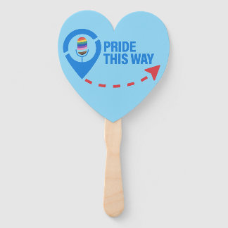 Grote Fan - Pride komt deze kant op Handwaaier