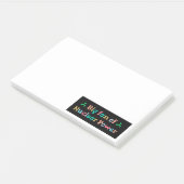 Grote fan van kernenergie post-it® notes (Schuin)