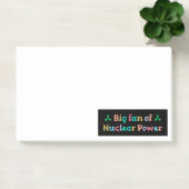 Grote fan van kernenergie post-it® notes (Kantoor)