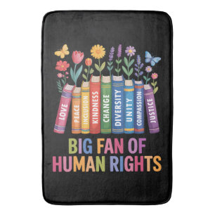 Grote fan van mensenrechten badmat