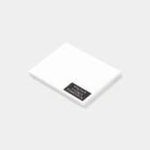 Grote fan van mijn Franse Bulldog Post-it® Notes (Schuin)