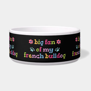 Grote fan van mijn Franse Bulldog Voerbakje