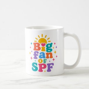 Grote fan van SPF zomerzonbescherming Koffiemok