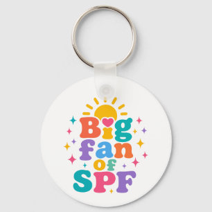 Grote fan van SPF zomerzonbescherming Sleutelhanger