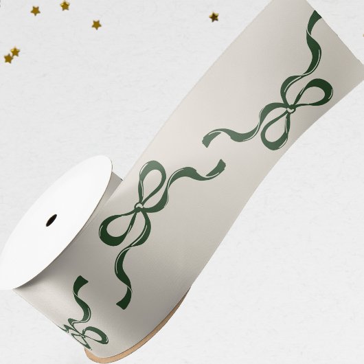 Grote Feestelijke Bogen Groene Kerstvakantie Lint