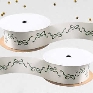 Grote Feestelijke Bogen Groene Kerstvakantie Lint